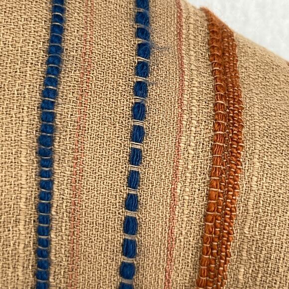 FREE PEOPLE Jacket M Astrid Quilted Insulated Oversized Striped Cotton Brown - Picture 9 of 16